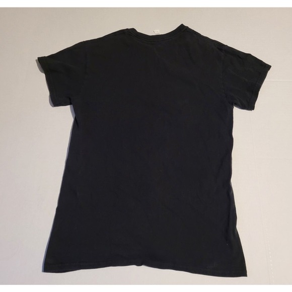 Cedar Point HalloWeekends T Shirt Size Small Black Graphic Flaming Skull - Picture 2 of 7